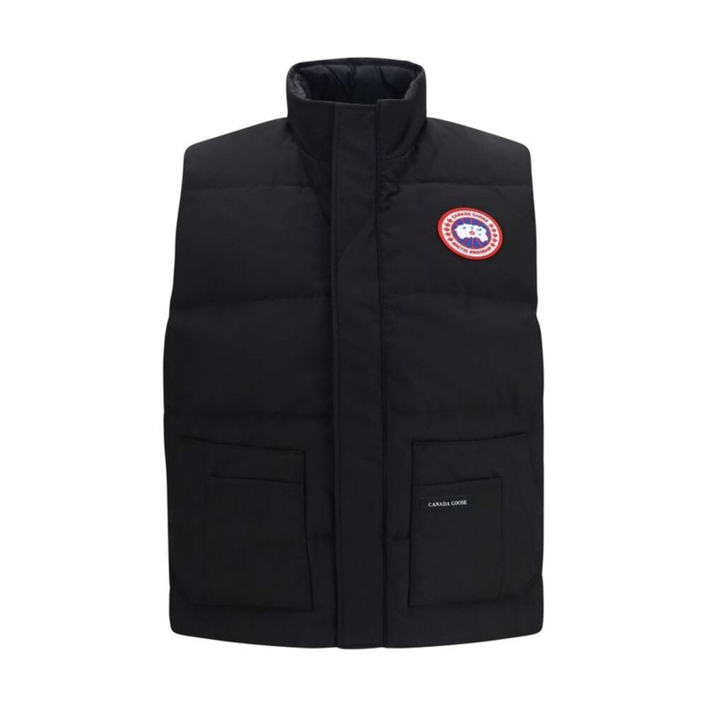 Canada Goose Black Recycled Polyester Sleeveless Men's Jacket